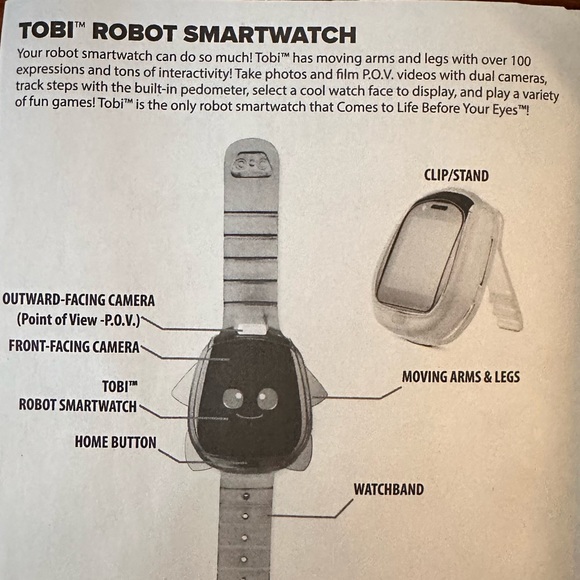 NEW! TOBI Robot Smartwatch - Picture 3 of 3